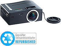 SceneLights HDMI-LED-Mini-Clipbeamer LB-2500.mini, Mediaplayer, (ref.); LED-Heim-Beamer LED-Heim-Beamer 