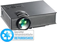 SceneLights SVGA-LCD-LED-Beamer LB-8300.mp, Mediaplayer (Versandrückläufer); LED-Heim-Beamer LED-Heim-Beamer 